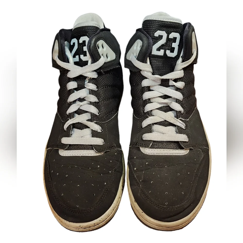 Nike Air Jordan 1 Flight 4 Basketball Black Sneakers Athletic Mens Size‎ 8.5